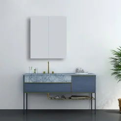 Toreno 500 X 700mm 2-Door Mirror Cabinet -Default Template 3 mir101 d2