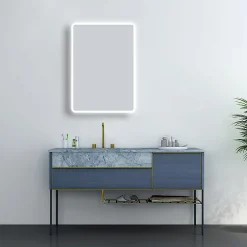 Toreno 500 X 700mm LED Illuminated 2-Door Mirror Cabinet With Motion Sensor, Shaving Socket & Anti-Fog -Default Template 3 mir400 d3