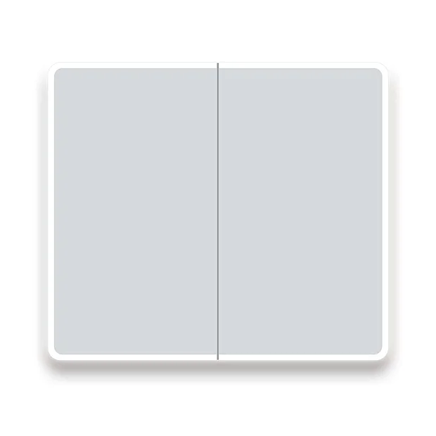 Toreno 700 X 800mm LED Illuminated 2-Door Mirror Cabinet With Motion Sensor, Shaving Socket & Anti-Fog 3 Toreno 700 X 800mm LED Illuminated 2-Door Mirror Cabinet With Motion Sensor, Shaving Socket & Anti-Fog - Image 3