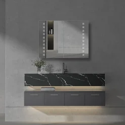Toreno 800 X 600mm LED Illuminated 2-Door Mirror Cabinet Incl. Motion Sensor -Default Template 3 mir403 d3