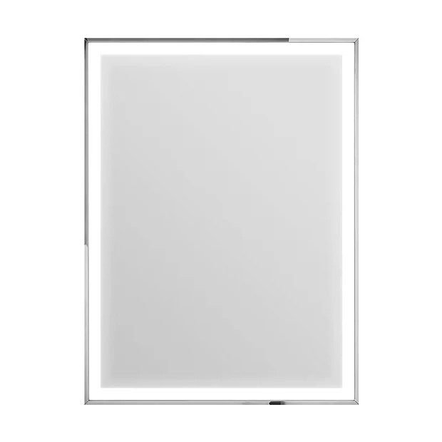 Heritage Bathroom Heritage Kingston Chrome 400 X 800mm Illuminated Rectangle Mirror With Demister Pad 2 Heritage Bathroom Heritage Kingston Chrome 400 X 800mm Illuminated Rectangle Mirror With Demister Pad - Image 2