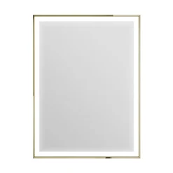 Alternative view of Heritage Bathroom Heritage Kingston Vintage Gold 600 X 800mm Illuminated Rectangle Mirror With Demister Pad