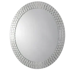 Croydex Meadley Circular Mirror With Mosaic Surround 600 X 600mm