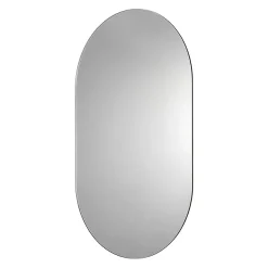 Croydex Harrop Hang N Lock Rounded Rectangle Mirror 650 X 400mm