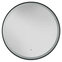 Heritage Bathroom Heritage Newick Black 590mm Illuminated Circular Mirror With Demister Pad 5 Heritage Bathroom Heritage Newick Black 590mm Illuminated Circular Mirror With Demister Pad -Default Template 3 mnebl590 d1 1