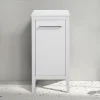 Victorian Plumbing Montrose White Laundry Unit With Chrome Handle