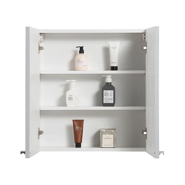 Victorian Plumbing Montrose 600mm White Mirrored Cabinet With Chrome Handles 1 Victorian Plumbing Montrose 600mm White Mirrored Cabinet With Chrome Handles