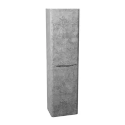 Monza­­ Bathroom Monza Concrete Effect Tall Wall Hung Storage Unit - 1500mm High