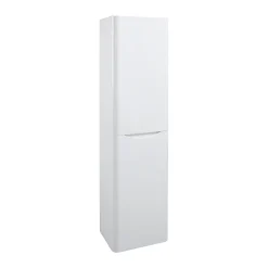 Monza­­ Bathroom Monza Gloss White Tall Wall Hung Storage Unit - 1500mm High -Default Template 3 mz35tugw l
