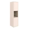 Victorian Plumbing Haywood 1400mm Matt Pink / Driftwood Wall Hung Tall Unit