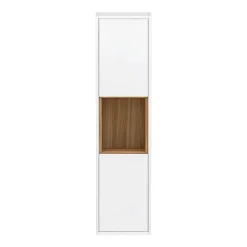 Victorian Plumbing Haywood 1400mm Gloss White / Natural Oak Wall Hung Tall Unit -Default Template 3 nfc961 d2