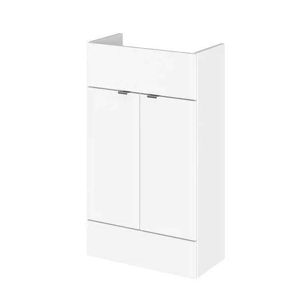 Hudson Reed 500x255mm Gloss White Compact Vanity Unit 2 Hudson Reed 500x255mm Gloss White Compact Vanity Unit - Image 2