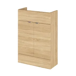 Hudson Reed 600x255mm Natural Oak Compact Vanity Unit -Default Template 3 off307 l