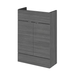 Hudson Reed 600x255mm Grey Avola Compact Vanity Unit 3 Hudson Reed 600x255mm Grey Avola Compact Vanity Unit -Default Template 3 off507n
