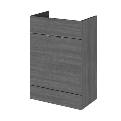 Alternative view of Hudson Reed 600x355mm Grey Avola Full Depth Vanity Unit