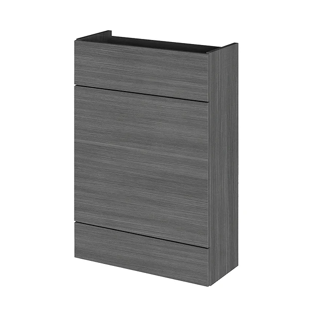 Hudson Reed 600x255mm Grey Avola Compact WC Unit 1 Hudson Reed 600x255mm Grey Avola Compact WC Unit