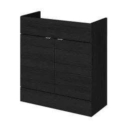 Alternative view of Hudson Reed 800x355mm Hacienda Black Full Depth Vanity Unit