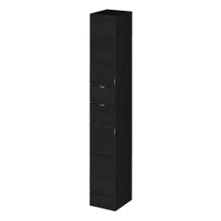 Alternative view of Hudson Reed 300x355mm Tall Hacienda Black Full Depth Tower Unit
