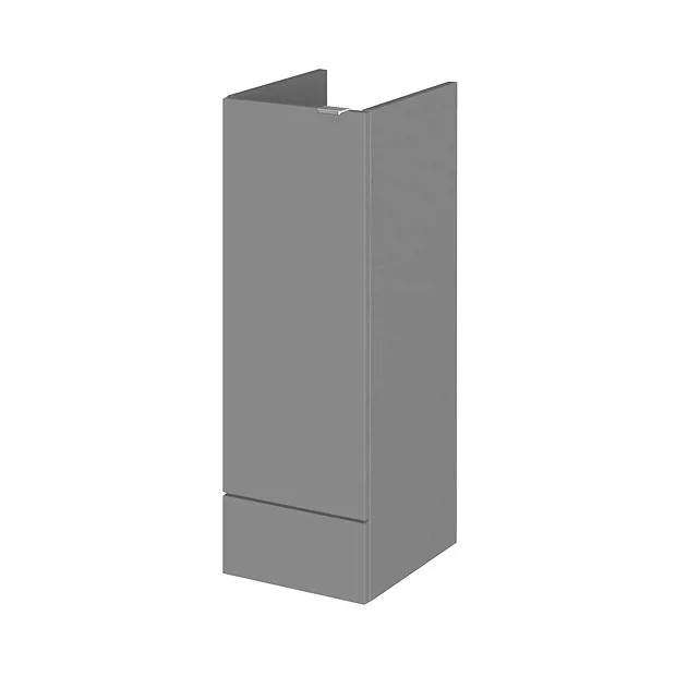 Hudson Reed 300x355mm Gloss Grey Full Depth Base Unit 2 Hudson Reed 300x355mm Gloss Grey Full Depth Base Unit - Image 2