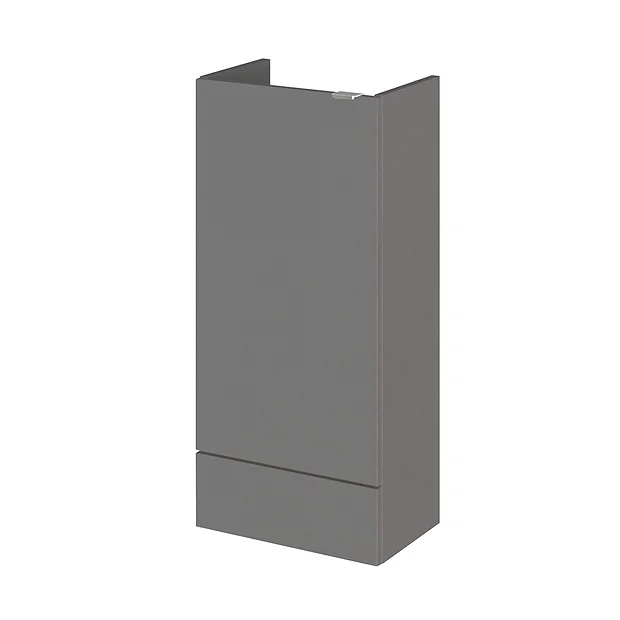 Hudson Reed 400x255mm Gloss Grey Compact Base Unit 2 Hudson Reed 400x255mm Gloss Grey Compact Base Unit - Image 2