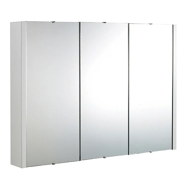 Nuie Minimalist 3-Door Bathroom Mirror Cabinet (Width 900mm) 1 Nuie Minimalist 3-Door Bathroom Mirror Cabinet (Width 900mm)