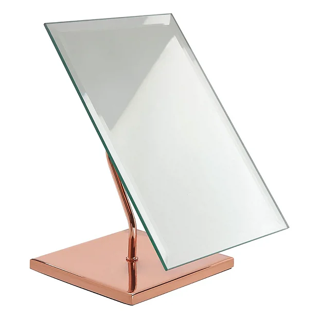 Victorian Plumbing Rose Gold Free Standing Table Mirror 2 Victorian Plumbing Rose Gold Free Standing Table Mirror - Image 2