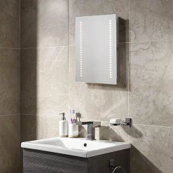 Sensio Furniture Lighting Solution Sensio Sienna 390 X 500mm LED Mirror With Demister Pad & Shaving Socket