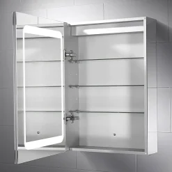 Sensio Furniture Lighting Solution Sensio Belle Dual-Lit LED Mirror Cabinet With Demister Pad & Shaving Socket -Default Template 3 se30796c0 d1