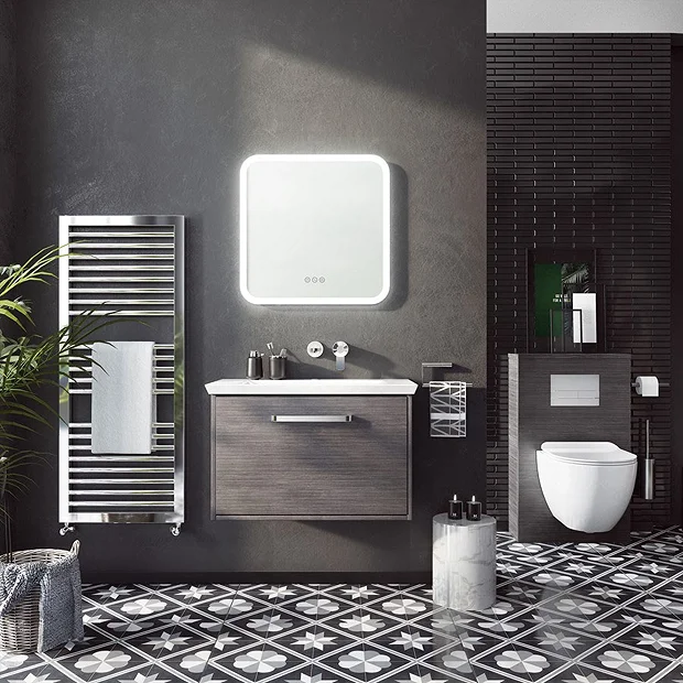 Crosswater Svelte 600 X 600mm Illuminated Mirror 3 Crosswater Svelte 600 X 600mm Illuminated Mirror - Image 3