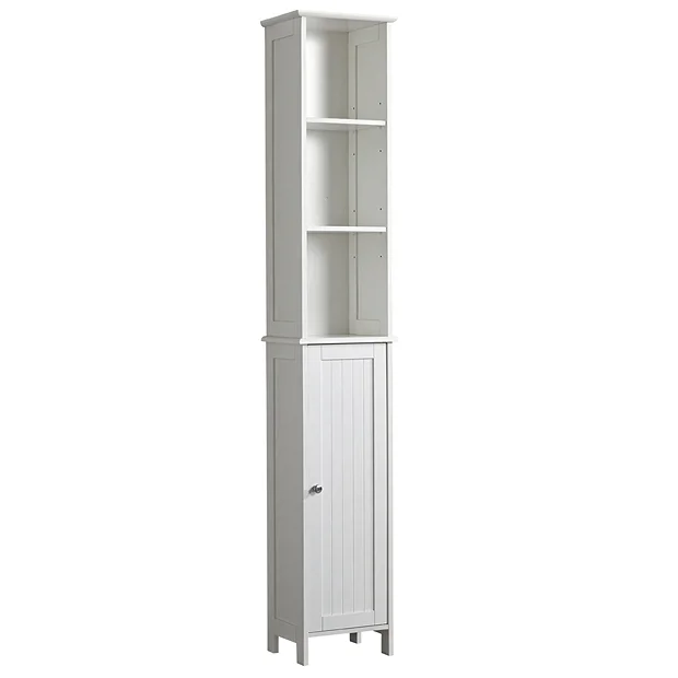 Victorian Plumbing Tongue And Groove Tall Storage Unit - White 5 Victorian Plumbing Tongue And Groove Tall Storage Unit - White - Image 5