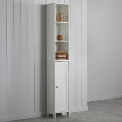 Alternative view of Victorian Plumbing Tongue And Groove Tall Storage Unit - White