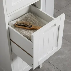 Victorian Plumbing Tongue And Groove 4 Drawer Bathroom Storage Unit - White -Default Template 3 tg219md1