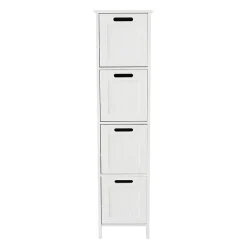 Victorian Plumbing Tongue And Groove 4 Drawer Bathroom Storage Unit - White -Default Template 3 tg219md3