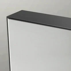Venice Black Frame 700 X 900mm Rectangular Mirror