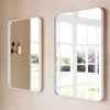 Venice White Frame 500 X 750mm Rectangular Mirror