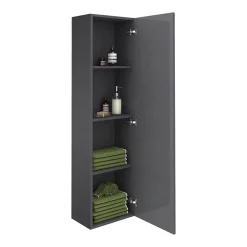 Victorian Plumbing Apollo2 400mm Gloss Grey Tall Wall Hung Unit -Default Template 3 vma460 nd1