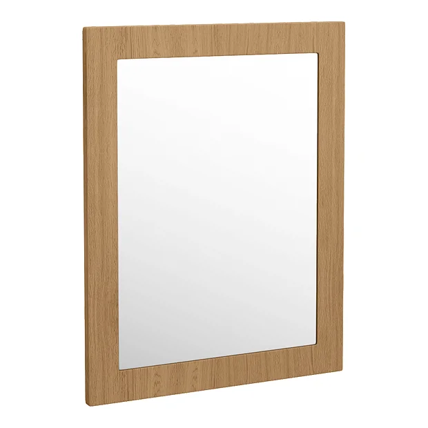 Valencia Naturale Oak Effect Framed Mirror 550 X 700mm 1 Valencia Naturale Oak Effect Framed Mirror 550 X 700mm
