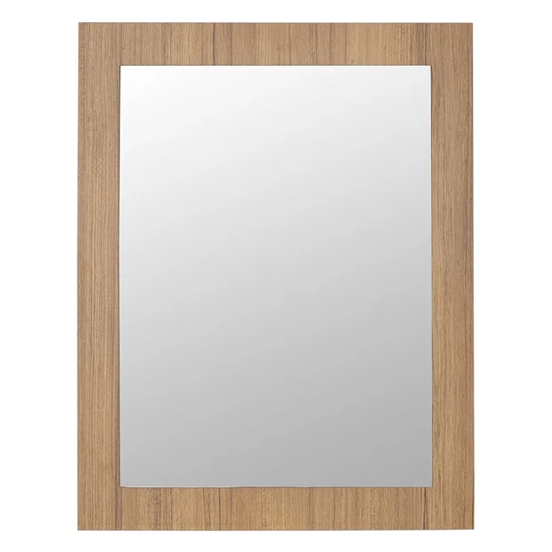 Valencia Naturale Oak Effect Framed Mirror 550 X 700mm 2 Valencia Naturale Oak Effect Framed Mirror 550 X 700mm - Image 2