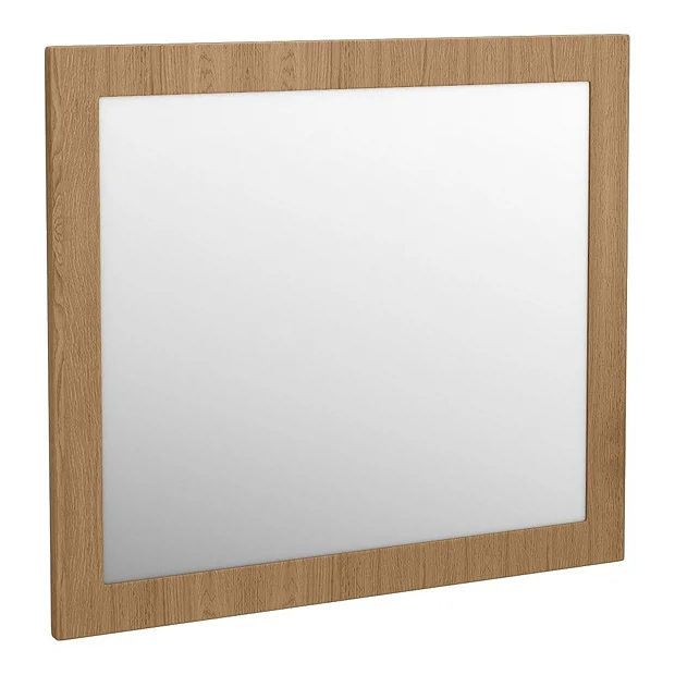 Valencia Naturale Oak Effect Framed Mirror 800 X 700mm 1 Valencia Naturale Oak Effect Framed Mirror 800 X 700mm