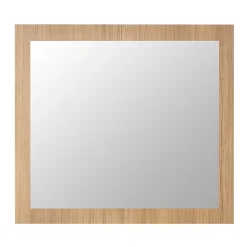Alternative view of Valencia Naturale Oak Effect Framed Mirror 800 X 700mm
