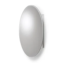 Alternative view of Croydex Orwell Single Door Oval Mirror Cabinet With FlexiFix