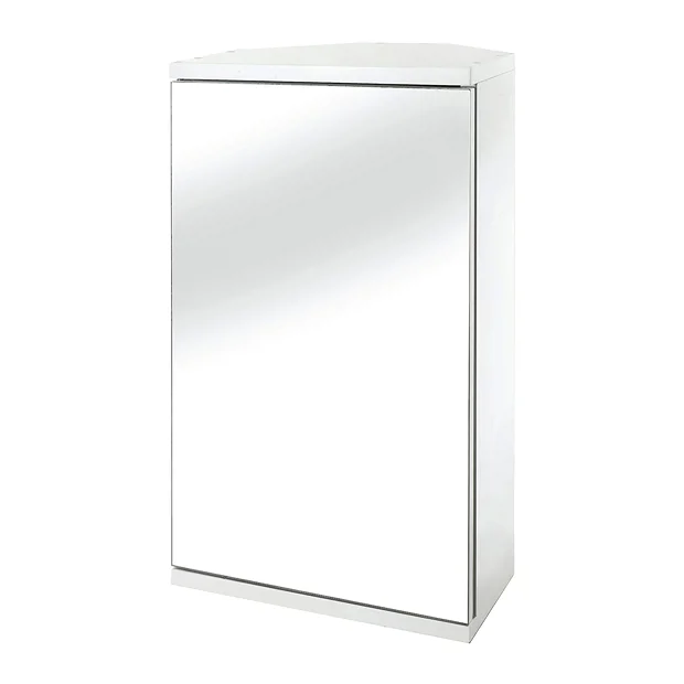 Croydex Simplicity Single Door Corner Cabinet 2 Croydex Simplicity Single Door Corner Cabinet - Image 2
