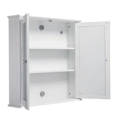 Croydex Ashby White Wooden Double Door Mirror Cabinet With FlexiFix 7 Croydex Ashby White Wooden Double Door Mirror Cabinet With FlexiFix -Default Template 3 wc280022 d1