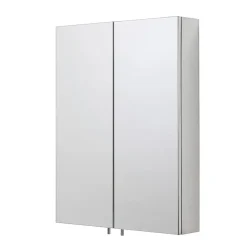 Croydex Anton Double Door Stainless Steel Mirrored Bathroom Cabinet -Default Template 3 wc756105ai1