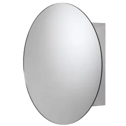 Croydex Severn Circular Door Mirror Cabinet - Stainless Steel -Default Template 3 wc836005ai3