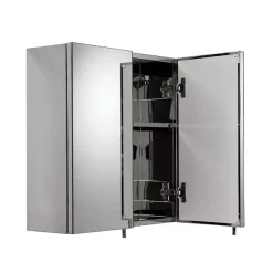 Croydex Avon Double Door Stainless Steel Mirror Cabinet 6 Croydex Avon Double Door Stainless Steel Mirror Cabinet -Default Template 3 wc866105 d1