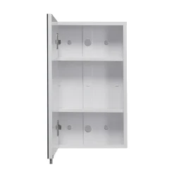 Croydex Dawley White Steel Single Door Mirror Cabinet With FlexiFix -Default Template 3 wc930022 d1