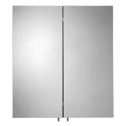 Croydex Dawley Matt Black 600mm Double Door Mirror Cabinet -Default Template 3 wc930221 d3