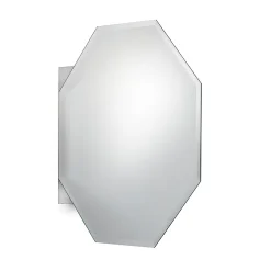 Croydex Favo Octagonal Mirrored Door Cabinet With Bevelled Edging -Default Template 3 wc970005 d3