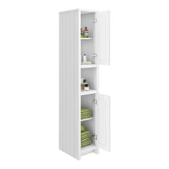 Chatsworth Traditional White Tall Cabinet -Default Template 3 whdantb d1